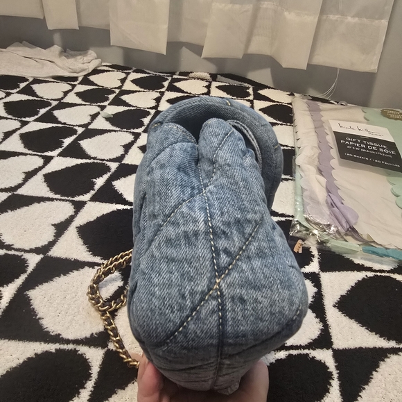 Brand New without Tags Coach Denim Quilted Tabby 26 - Picture 7 of 15